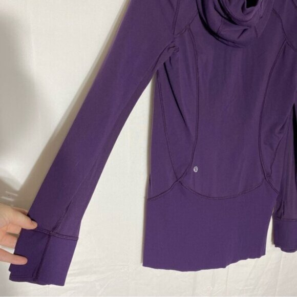 Lululemon Athletica Purple Daily Practise Jacket Hoodie 8 - Picture 11 of 15